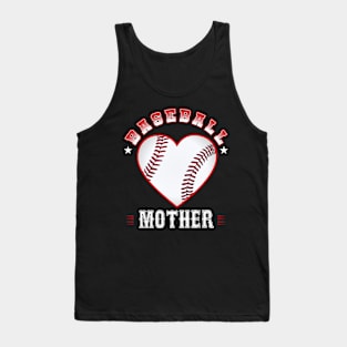 Mother Baseball Team Family Matching Gifts Funny Sports Lover Player Tank Top